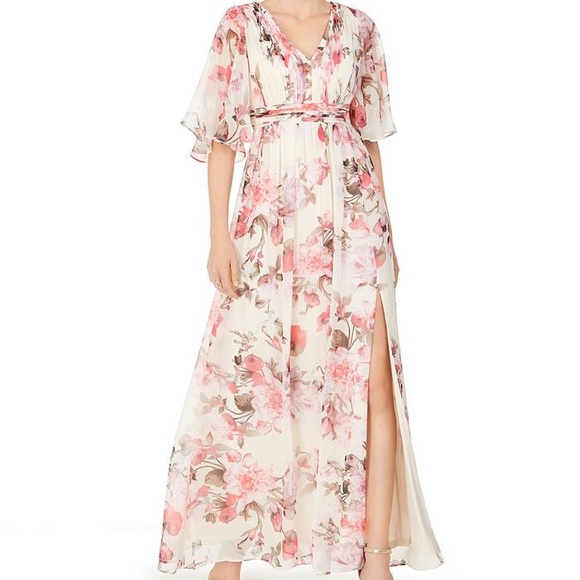 Adrianna Papell Floral Maxi - Picture 1 of 6